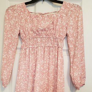 Pink Floral Dress